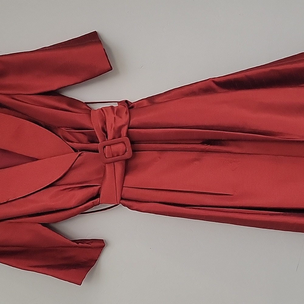 Burnt Red Mary Bays a Victorian Royal Company dress